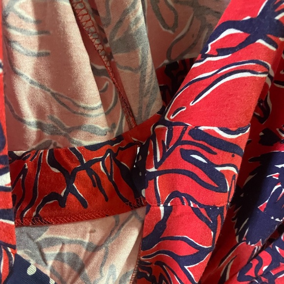 Lilly Pulitzer short sleeve wrap dress - Picture 4 of 11